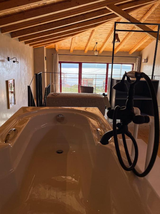 Modern Stone Villas With Swimming Pool Aliveri Bagian luar foto